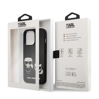 Foto 8 | Foto 8 | Funda Original Karl Pu K&c Iphone 13 Pro Negro
