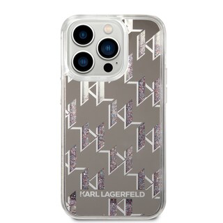 Foto 3 | Foto 3 | Funda Original Karl Monograma Iniciales Iphone 14 Pro Plata