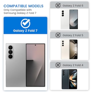 Foto 2 | Foto 2 | Funda Vego Para Samsung Galaxy Z Fold 7 Con Protección De Bisagra Color Azul - Venta Internacional.
