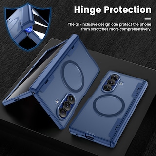 Foto 5 | Foto 5 | Funda Vego Para Samsung Galaxy Z Fold 7 Con Protección De Bisagra Color Azul - Venta Internacional.