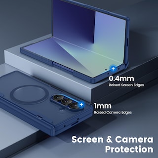 Foto 7 | Foto 7 | Funda Vego Para Samsung Galaxy Z Fold 7 Con Protección De Bisagra Color Azul - Venta Internacional.