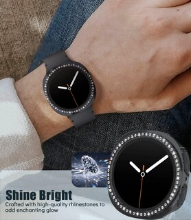 Foto 4 | Foto 4 | Funda Con Protector De Pantalla Seltureone Bling Para Samsung Watch 8 De 44 Mm - Venta Internacional.