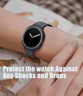 Foto 7 | Foto 7 | Funda Con Protector De Pantalla Seltureone Bling Para Samsung Watch 8 De 44 Mm - Venta Internacional.