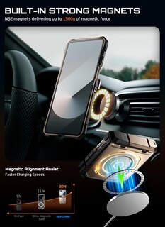 Foto 4 | Foto 4 | Funda De Teléfono Supcase Para Samsung Galaxy Z Flip 7 Con Soporte - Venta Internacional.
