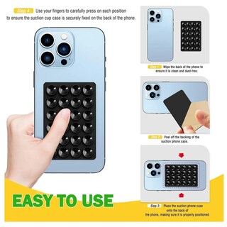 Foto 2 | Foto 2 | 10 Pzs Funda Ventosa De Silicona Soporte Teléfono Para Celular Belug Multicolor