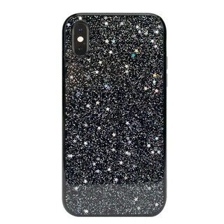 Foto 1 | Foto 1 | Funda Wild Flag color Negro con Brillos para iPhone Xs Max Design
