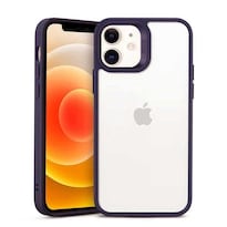 Funda Esr Hybrid Case Transparente con el Borde color Negro para iPhone 12 Mini