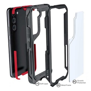 Foto 2 | Foto 2 | Funda Ghostek Atomic color Transparente con Negro para Samsung S22 Plus Aluminio