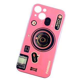 Foto 1 | Foto 1 | Funda Triche para iPhone 13 Diseño Cámara Vintage color Rosa