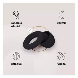 Foto 2 | Foto 2 | Tapones para Oídos BELUG color Negro con Reducción de Ruido 27 DB