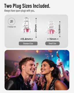 Foto 6 | Foto 6 | Tapones Para Los Oídos Hearprotek Concert 2 Pares High Fidelity Musician - Venta Internacional.