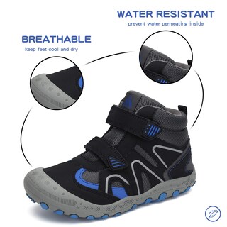 Foto 2 | Foto 2 | Botas De Senderismo Mishansha Resistentes Al Agua Para Niños Negro/azul 3.5 - Venta Internacional.