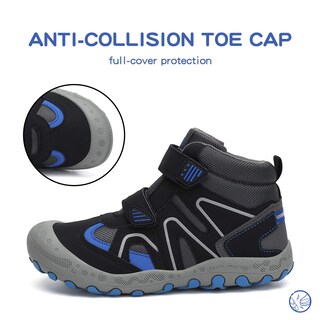 Foto 3 | Foto 3 | Botas De Senderismo Mishansha Resistentes Al Agua Para Niños Negro/azul 3.5 - Venta Internacional.