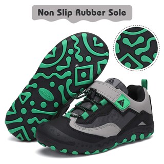 Foto 6 | Foto 6 | Zapatos De Senderismo Mishansha Low Top Sneakers Para Niños Negro/verde - Venta Internacional.