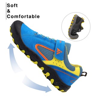 Foto 4 | Foto 4 | Zapatos De Senderismo Mishansha Para Niños Y Niñas, Azules, Talla 11 - Venta Internacional.