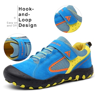 Foto 5 | Foto 5 | Zapatos De Senderismo Mishansha Para Niños Y Niñas, Azules, Talla 11 - Venta Internacional.
