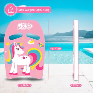 Foto 5 | Foto 5 | Swim Kickboard Moko Cartoon Entrenamiento De Natación Para Niños Unicornio Rosa - Venta Internacional.