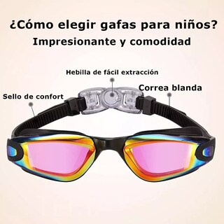Foto 3 | Foto 3 | Language Gafas De Natación Para Niños, 2 Unidades, Eo Safe Imports Esi-18269-1 Multicolor