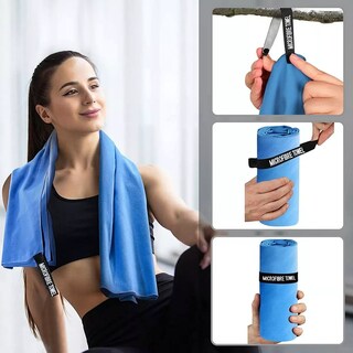 Foto 3 | Foto 3 | Toalla de Microfibra Eo Safe Imports Esi-4752 color Azul