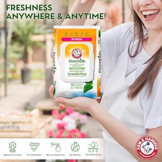 Foto 2 | Foto 2 | Toallitas Desodorantes Body Wipes Arm & Hammer 90 Hojas - Venta Internacional.