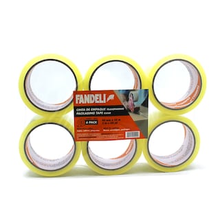 Foto 1 | Foto 1 | Cinta de Empaque Fandeli 80110 48mm x 50m 6 Piezas