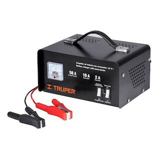 Foto 1 | Foto 1 | Cargador de 50 A Truper CARBA-50 color Negro para Baterías de 12 V COD 13027