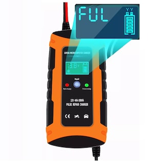 Foto 3 | Foto 3 | Cargador de Batería Rápido para Coche 12 v 10 a Eo Safe Imports Naranja