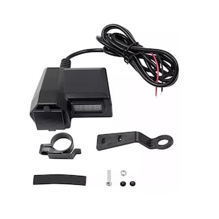 Foto 1 | Foto 1 | Cargador De Celular Usb Con Pantalla De Voltaje Para Moto Eo Safe Imports Esi-12047 Negro