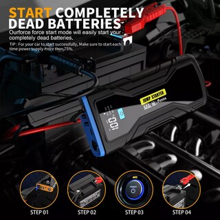 Foto 2 | Foto 2 | Arrancador De Batería Coche, 4000 A, 28000mah Con Smart Clip Eo Safe Imports Esi-14888 Multicolor