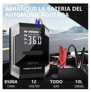 Foto 2 | Foto 2 | Arrancador De Batería De Auto Con Compresor De Aire 150psi Negro