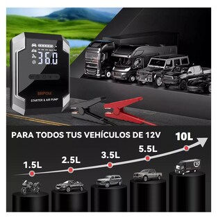 Foto 4 | Foto 4 | Arrancador De Batería De Auto Con Compresor De Aire 150psi Negro