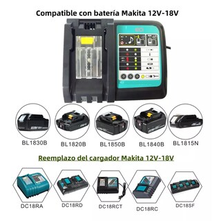 Foto 2 | Foto 2 | Cargador Rápido para Batería 14.4v-18v Eo Safe Imports ESI-11813-1 Negro