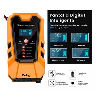 Foto 3 | Foto 3 | Cargador Belug Rápido Para Batería De Coche Inteligente 12v 6a