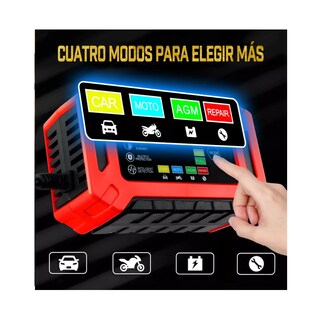 Foto 3 | Foto 3 | Cargador Rápido Lab.g Para Inteligente Batería De Coche 12v 6a Rojo/negro