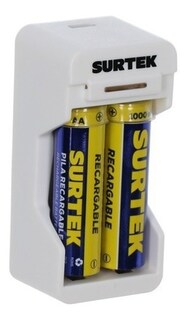 Foto 1 | Foto 1 | Cargador Pilas Aa Aaa Ni-mh Recargables 2 Módulos Surtek