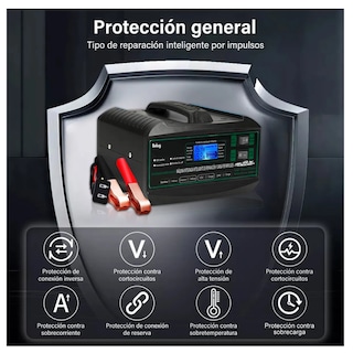 Foto 2 | Foto 2 | Cargador de Batería Inteligente Automático para Auto Belug Negro