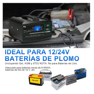 Foto 3 | Foto 3 | Cargador de Batería Inteligente Automático para Auto Belug Negro