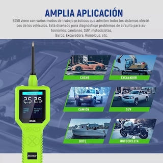 Foto 4 | Foto 4 | Escáner De Prueba De Power Probe De Circuito Digital Eo Safe Imports Esi-13668 Multicolor
