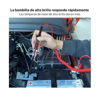 Foto 5 | Foto 5 | Probador De Corriente Automotriz Bolígrafo 6v-12v-24v Negro Con Rojo Belug