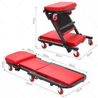Foto 3 | Foto 3 | Cama Deslizante P/ Mecanico De 36 Pulgadas 150kg 6 Ruedas Eo Safe Imports Esi-13654 Rojo