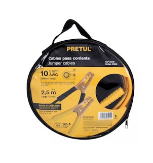 Foto 3 | Foto 3 | Juego de Cables para Pasar Corriente Pretul CAP-2510P Cal 10 2.5 Mt 125 Amp