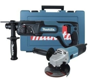 Foto 2 | Foto 2 | Rotomartillo Makita Sds Plus 15/16” 780w + Min Esmeriladora Angular 4-1/2” 840w 1000 Rpm