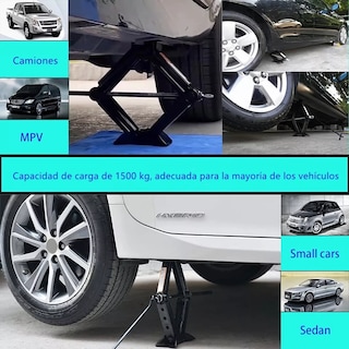 Foto 3 | Foto 3 | Gato Mecánico Eo Safe Imports Esi-6618 Tijera Manual Carro Chico Negro