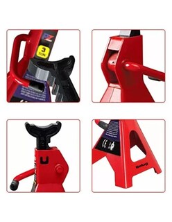 Foto 2 | Foto 2 | 2 Piezas Torres para Auto Torre Automotrices de 3 Toneladas Rojo