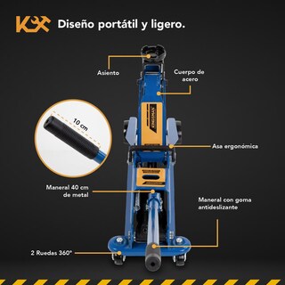 Foto 3 | Foto 3 | Gato Hidráulico de Patín Kingsman Portátil 3 Toneladas para Carro Suv