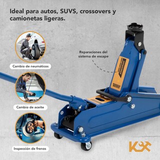 Foto 6 | Foto 6 | Gato Hidráulico de Patín Kingsman Portátil 3 Toneladas para Carro Suv