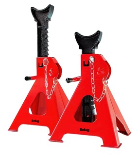 Foto 1 | Foto 1 | Torre De Auto Belug 2 Piezas 3 Toneladas Doble Seguro Altura 31-42cm, Rojo/negro