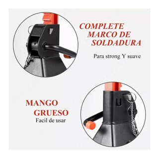 Foto 4 | Foto 4 | Gato Automotriz Con Capacidad De 3 Ton, 2 Pzs Rojo/negro Belug