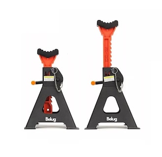 Foto 1 | Foto 1 | Torre Auto 2 Piezas Belug 3 Toneladas Doble Seguro Altura 28-41 Cm Negro
