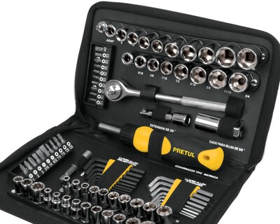 Foto 1 | Foto 1 | Juego de Herramientas para Auto Dados Pretul Set-85 color Negro Incluye 83 Piezas